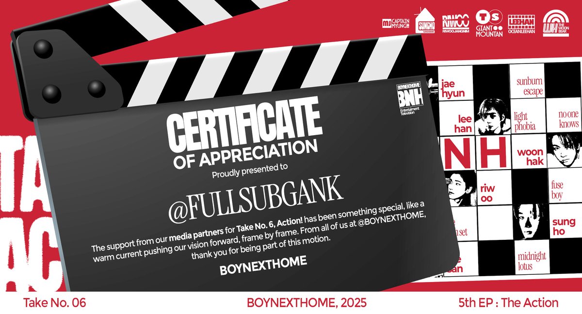 We are truly honored to be one of <a href="/BOYNEXTHOME/">BOYNEXTHOME</a>'s media partner. Thank you so much for the trust and opportunity for us. We are looking forward for more exciting collaborations in the future!