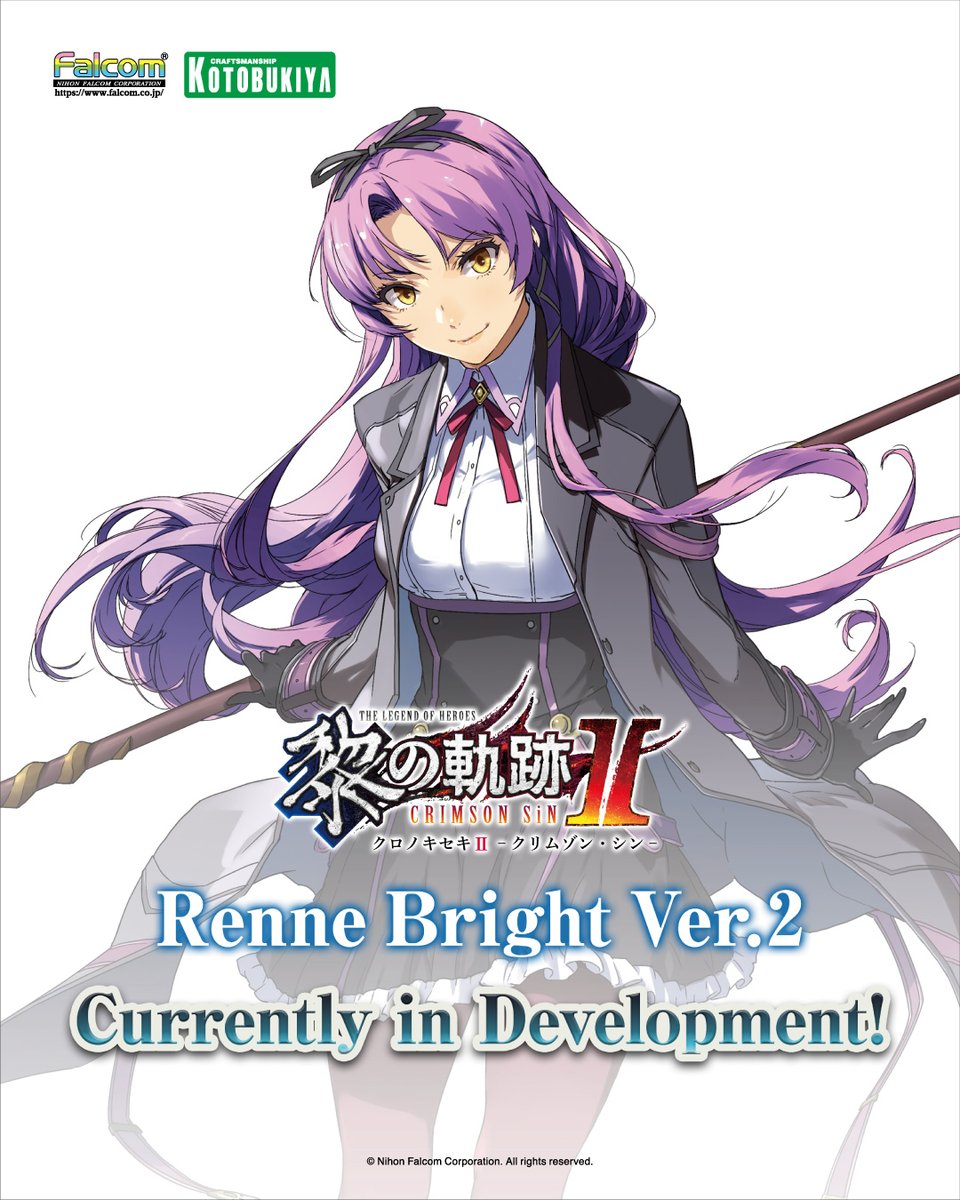 Kotobukiya_EN's tweet photo. 【Trails Series Figure Announcement】
Van Arkride and Renne Bright Trails through Daybreak II Ver. will be released as figures!

Both are currently in development so look forward to them along with Agnès!

#TrailsThroughDaybreak #TrailsBeyondTheHorizon https://t.co/YEDGpl7uz6