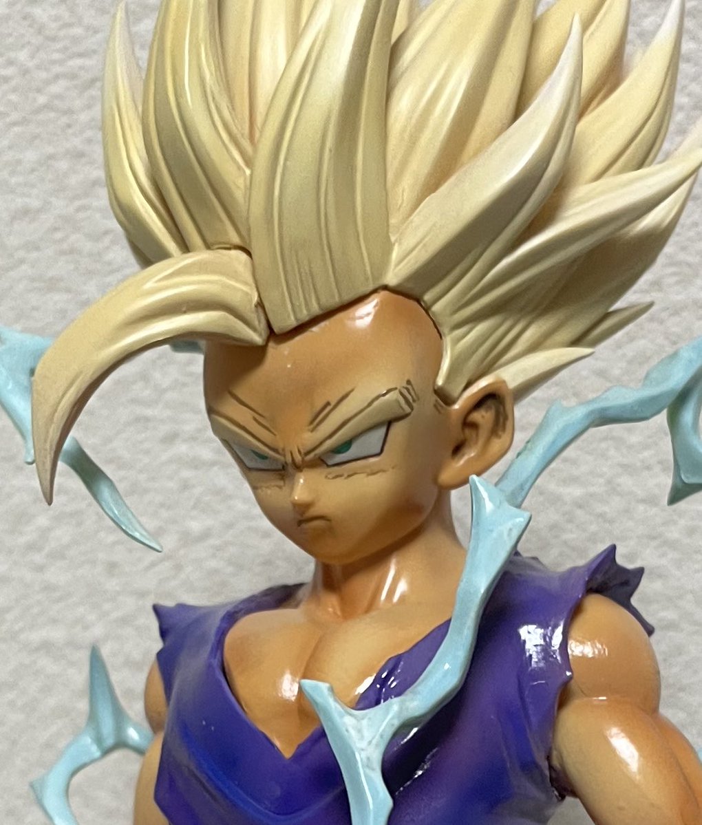 面相筆初挑戦！ まあまあいい感じに書けたのでは！？ #ドラゴンボールZ