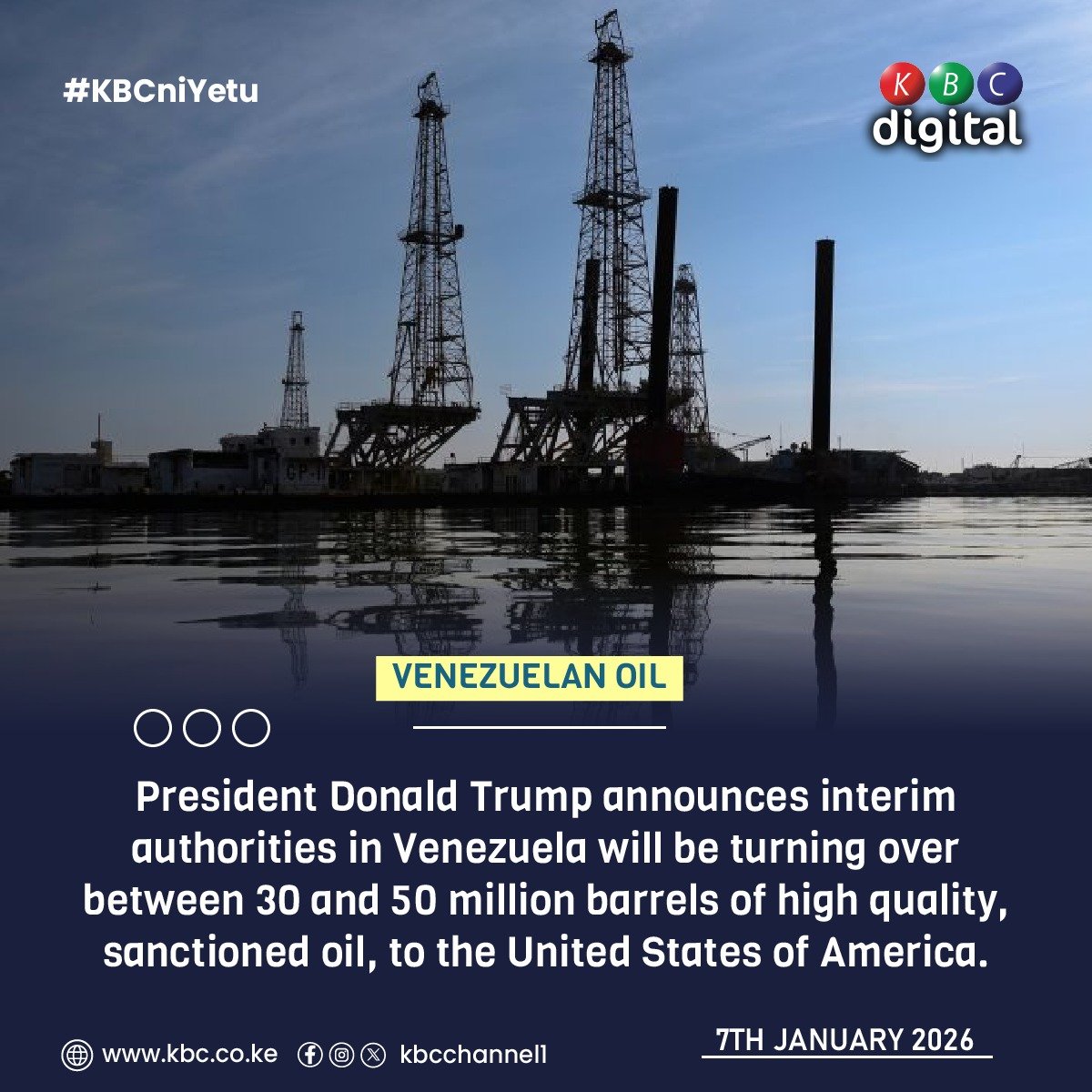 KBC Channel 1 News tweet media