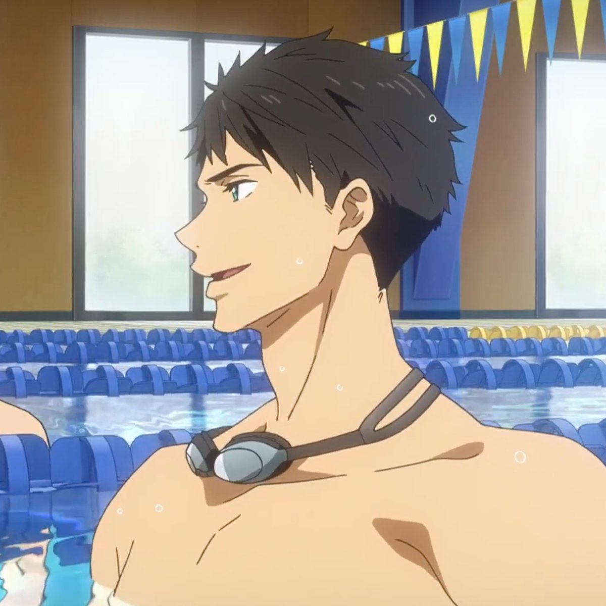hourlyswim's tweet photo. September is here! Happy Sousuke month! 🎉💚🦈 https://t.co/VrhfhYE5tP