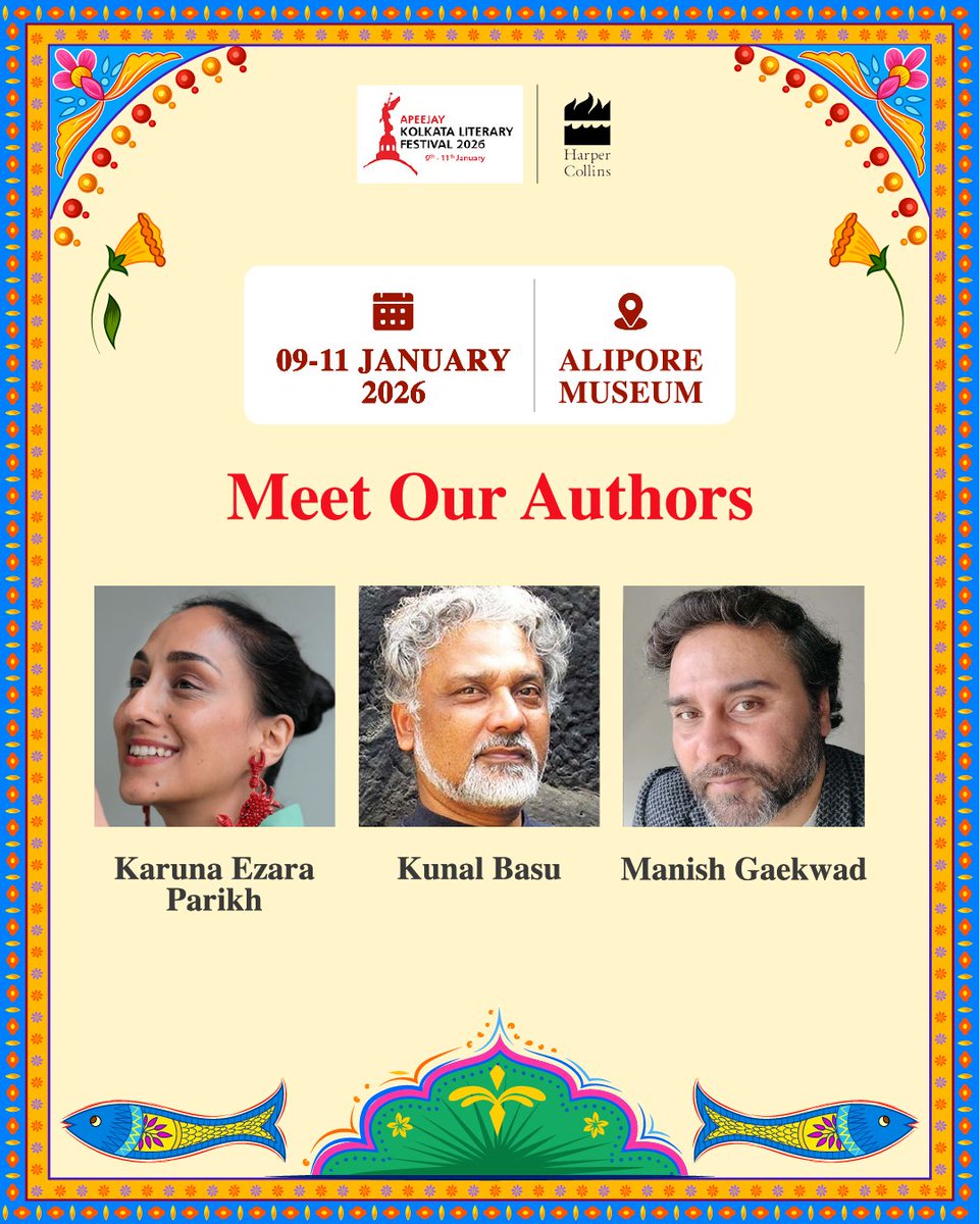 HarperCollinsIN's tweet photo. Mark your calendars for @TheAKLF—9th to 11th January! https://t.co/BJYw584Cit