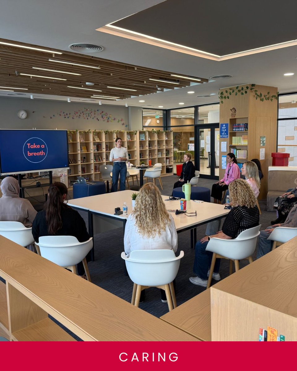 At Kings, we know that when staff feel calm and supported, everyone benefits.Because caring for our staff means caring for our whole community. @thebreathmatters

#KingsCollegeDoha #BritishSchool #Caring
