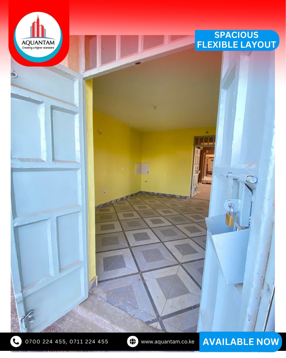 AquantamGroup's tweet image. Now leasing prime commercial shops &amp;amp; offices in Githurai! 🏢
Modern, flexible spaces with power &amp;amp; water, fiber-ready internet, parking, signage &amp;amp; 24/7 security.
💰 En-suite: KES 20K | Non en-suite: KES 15K
📞 0700 224 455 / 0711 224 455
#Githurai #CommercialSpace #OfficeSpace