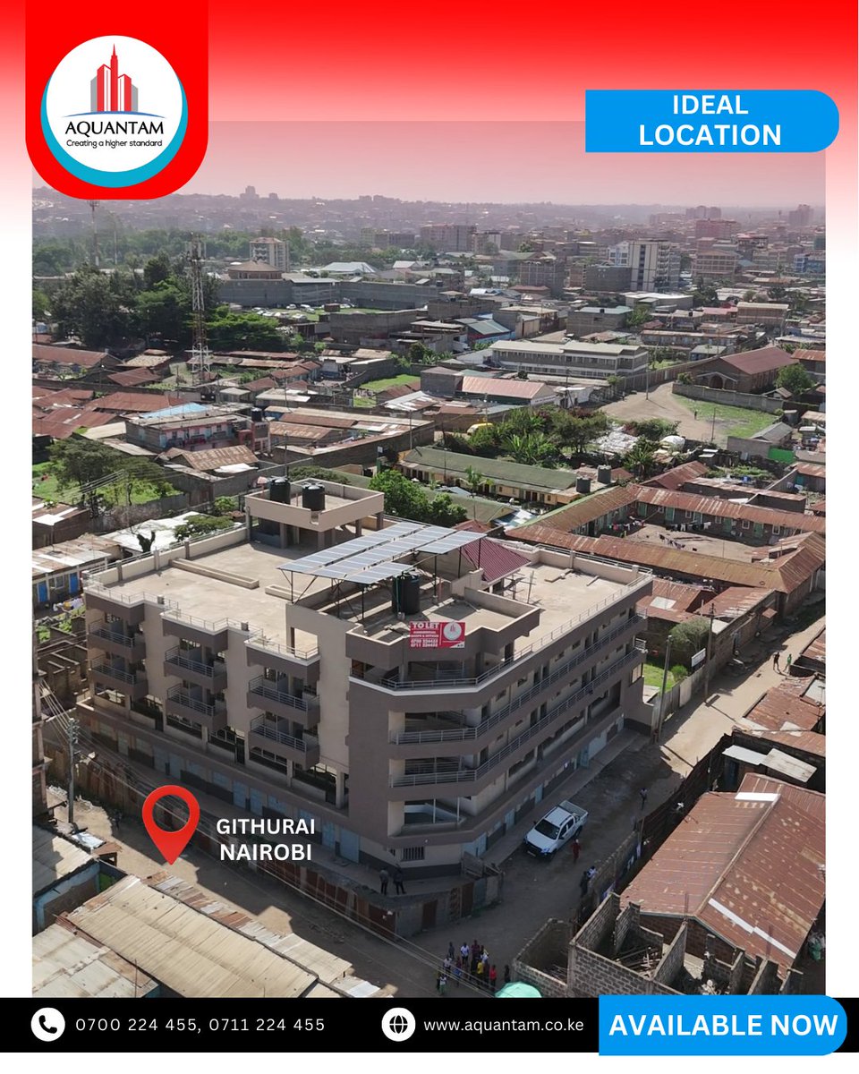 AquantamGroup's tweet image. Now leasing prime commercial shops &amp;amp; offices in Githurai! 🏢
Modern, flexible spaces with power &amp;amp; water, fiber-ready internet, parking, signage &amp;amp; 24/7 security.
💰 En-suite: KES 20K | Non en-suite: KES 15K
📞 0700 224 455 / 0711 224 455
#Githurai #CommercialSpace #OfficeSpace