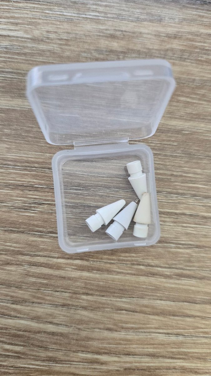 WTS Apple Pencil 2nd Gen

💰 IDR 1.100.000
📍 Tangsel/BSD 
💌 Nego/Check Kondisi DM 
🛒 Bisa oren, ada adm 
📌 Ada noda sedikit seperti di foto, ada beberapa bonus nibs, yang terpakai nibsnya enak buat gambar di iPad