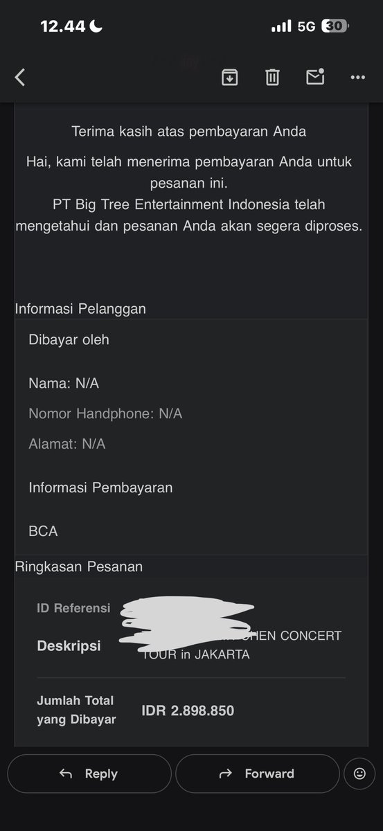 TOLONG INI ETICKETNYA KEMANA YA 😭😭😭 <a href="/tapyourtickets/">tapyourtickets</a> <a href="/Threeanglespro/">Three Angles Production</a> UDAH PAYMENT TPI GA KELUAR ETICKET #chen #arcadia #acardiajkt