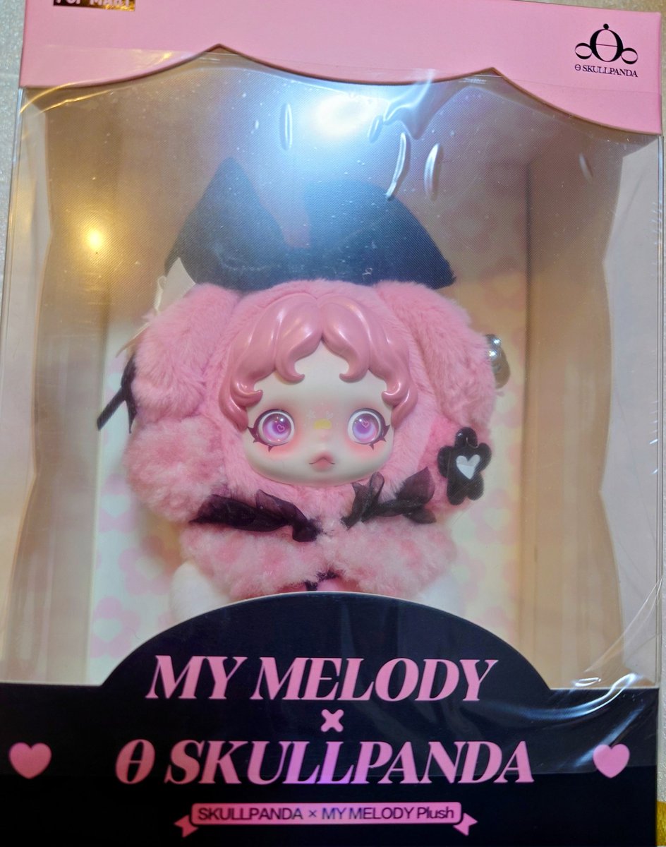 アリエクのポップマート公式で買ったθスカルパンダ × マイメロディの