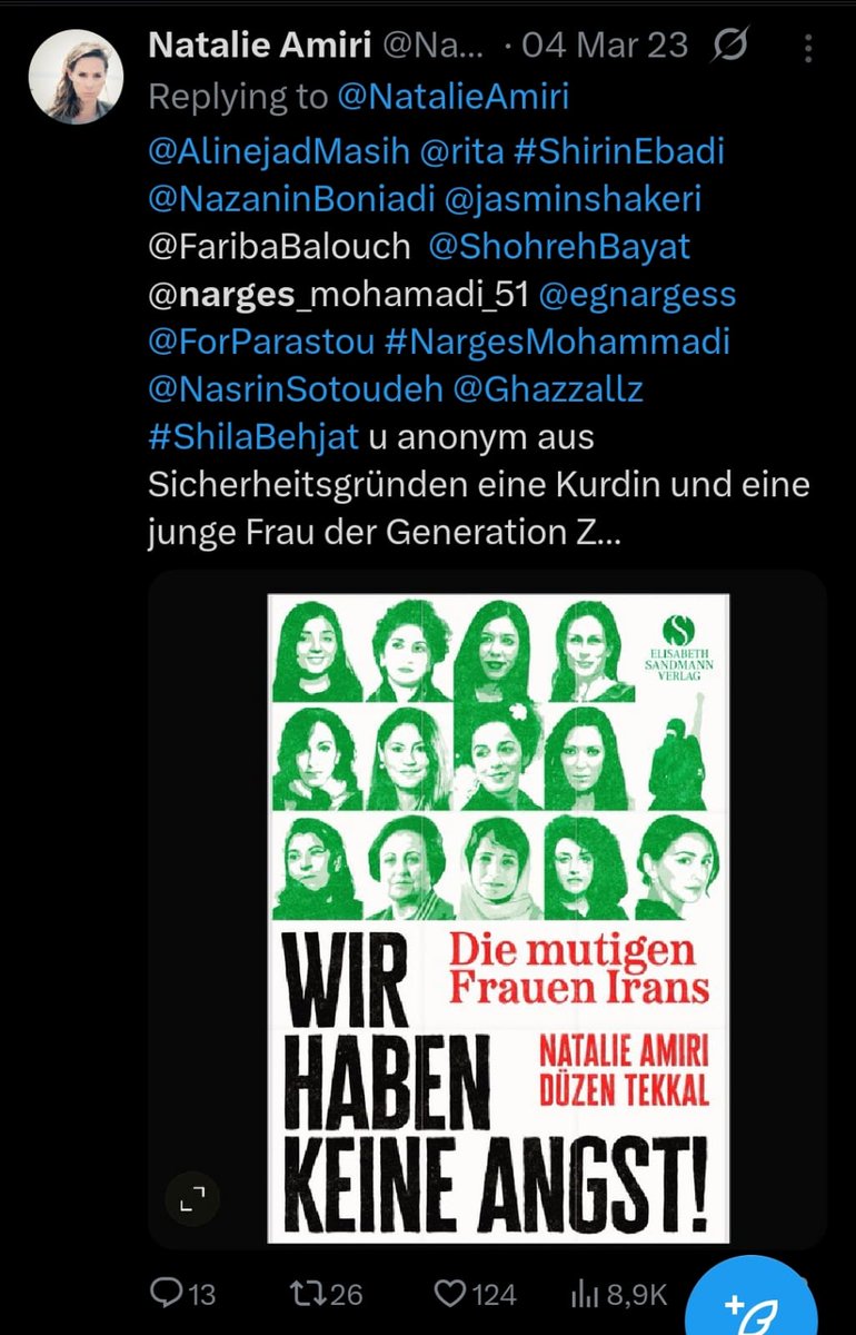 ada_mash's tweet image. Ist es wirklich so neu, dass Reza Pahlavi die Befreiungsbewegung anführt? Ich erinnere gern an Amiris eigenen Post aus dem Jahr 2020, in dem sie wohl versehentlich die Wahrheit sagte.
Obwohl bekannt ist, dass der Kronprinz im Iran – insbesondere bei jungen Menschen – äußerst…