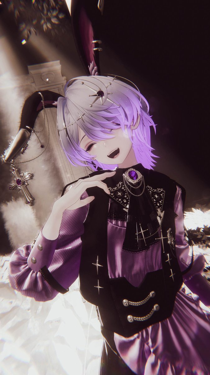 Today was a busy day, Goodnight 🐇 
—
#Shizune3D #VRChatPhotography