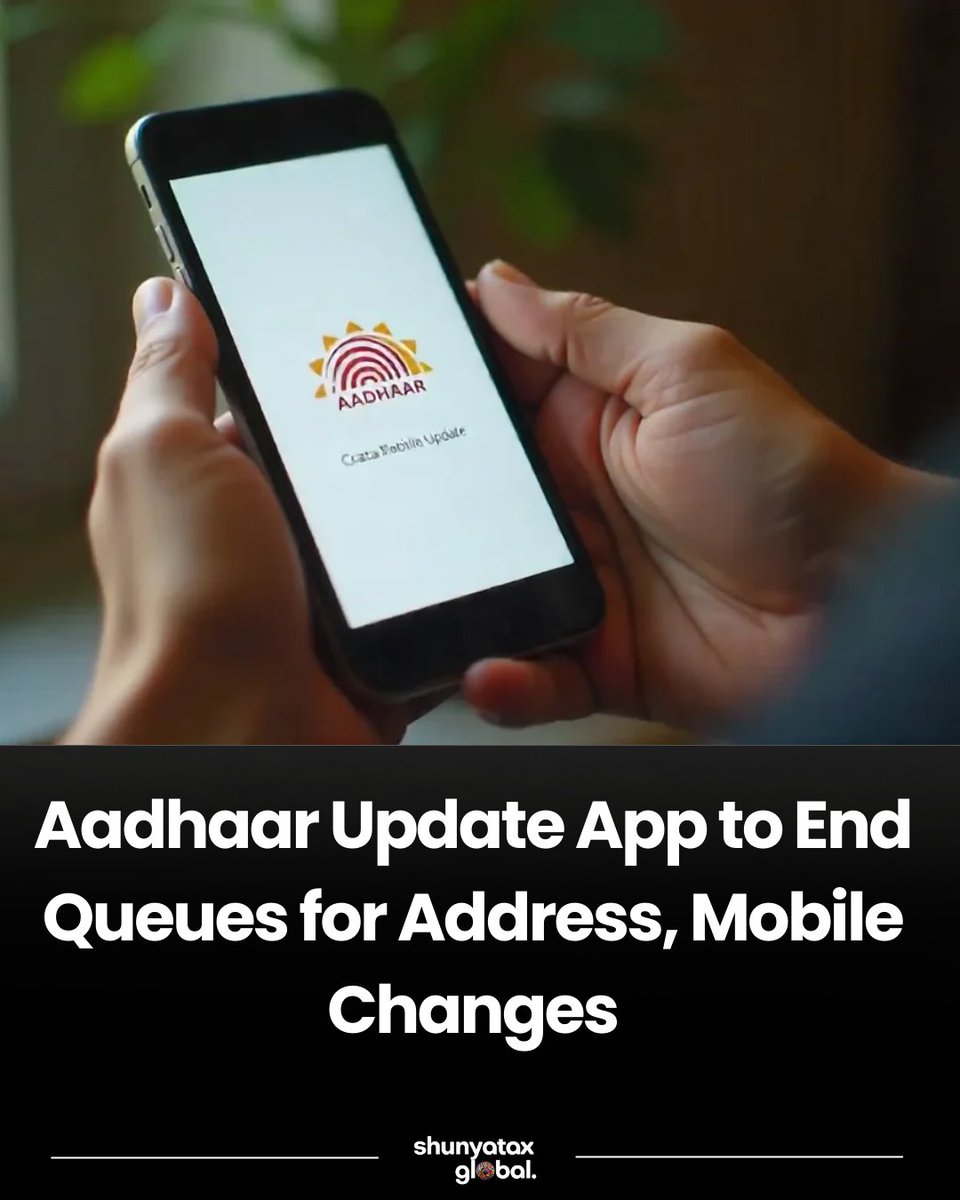 shunyatax's tweet image. 📲 Aadhaar app update lets you add your address &amp;amp; mobile number easily! Make your profile complete for smooth services and faster verification 👇
shunyatax.in/blogs/news/aad…
#Aadhaar #MobileAppUpdate #AddressUpdate #MobileNumber #Shunyatax #InstaNews #LinkInBio #UIDAI #StayInformed