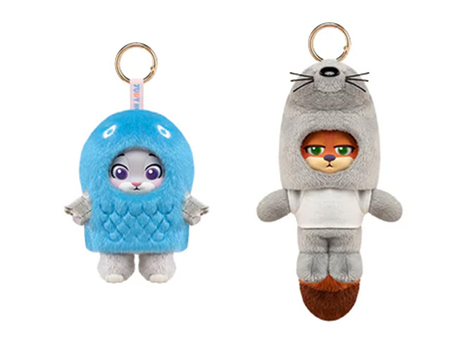 himawari⭐︎ズートピア　キーホルダー　ぬいぐるみコスチューム　2点 稼働開始 【ZOOTOPIA2】ニック&ジュディ Best Undercover ぬいぐるみ