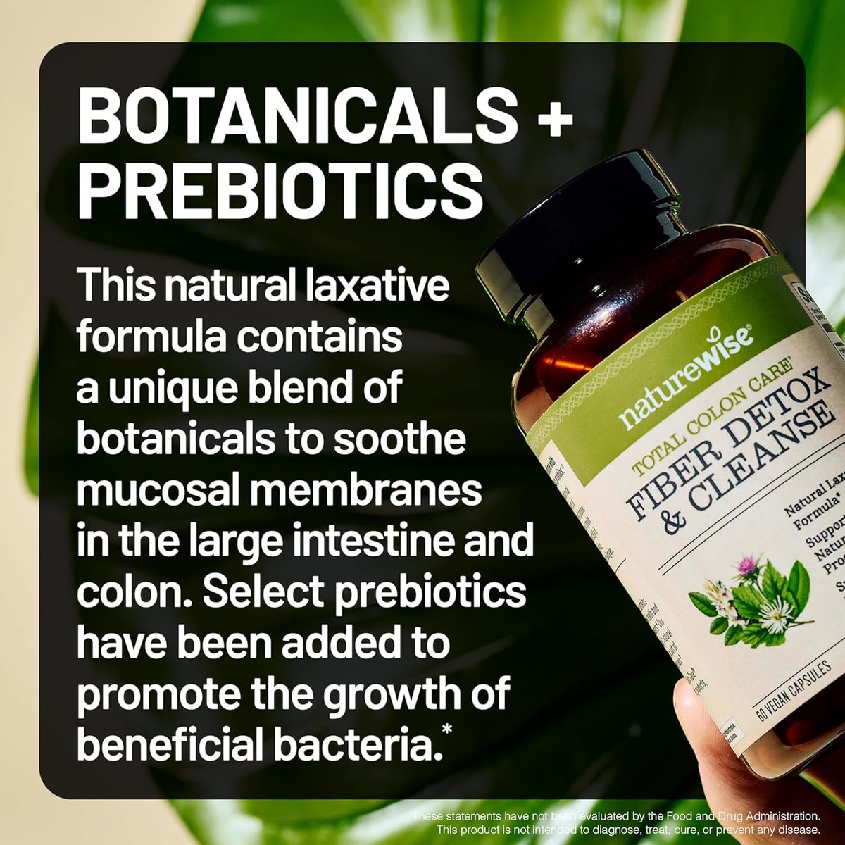 tipsheetwriter's tweet image. 30% OFF #NatureWise Total Colon Care Fiber Cleanse - Natural Laxative Blend - Herbal Laxatives, Prebiotics, &amp;amp; Enzymes for Regularity, Digestion, Weight &amp;amp; Gut Health - Non-GMO - 60 Capsules [30-Day Supply] amzn.to/4qNlD6F