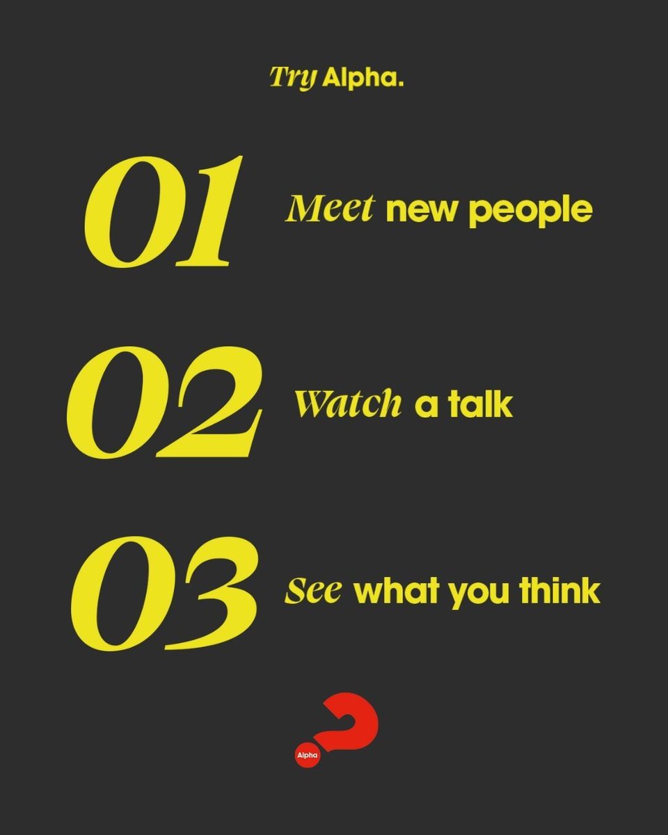 You're invited! Join us for lunch as we explore faith in a warm and casual environment. 
12-1pm on Wednesday 14th January.

#TryAlpha #SMoBWoking #Woking