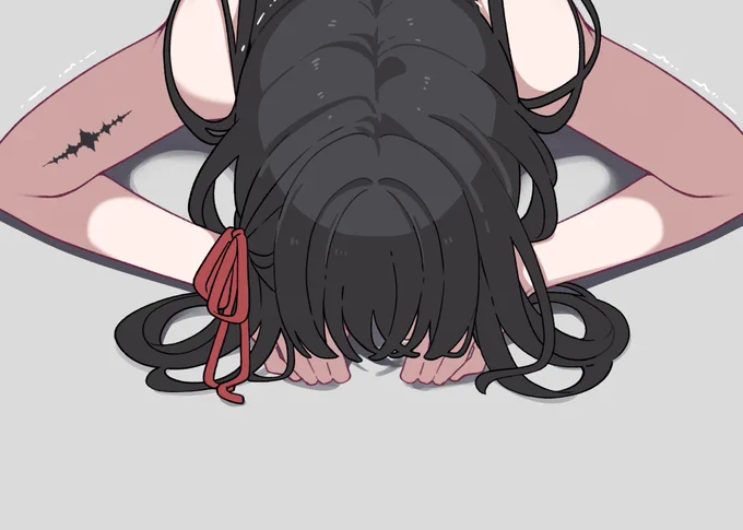 朽葉さんが自国の文化を実演してくれる絵その1が、大体出来た