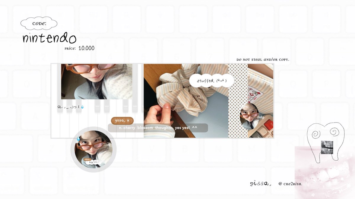 che2rish's tweet image. any interaction are highly appreciated ^^ 🦷

hello teman-timun :3 would you be willing to help me ospek 4 katalog ini? i also welcome any feedback 2 😆 kalau tidak aman feel free to DM me anytime! ♡ thanks a lot ♡  #zonauang #zonaba