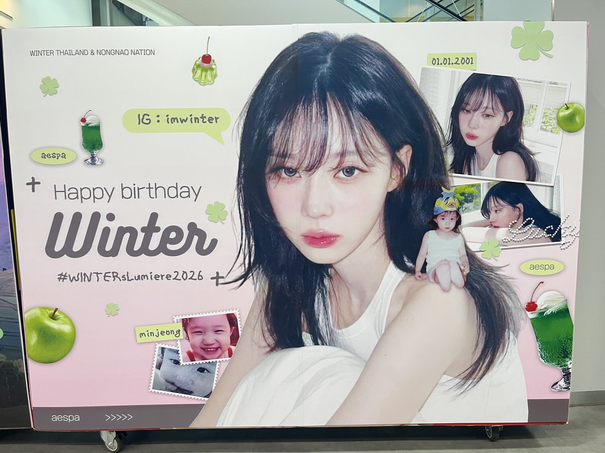 hiihypez's tweet image. มาหาน้องหนาวคนฉวยถึงลาดพร้าว 🥺💙

#WINTERsLumiere2026 
#WINTER_BDAY2026