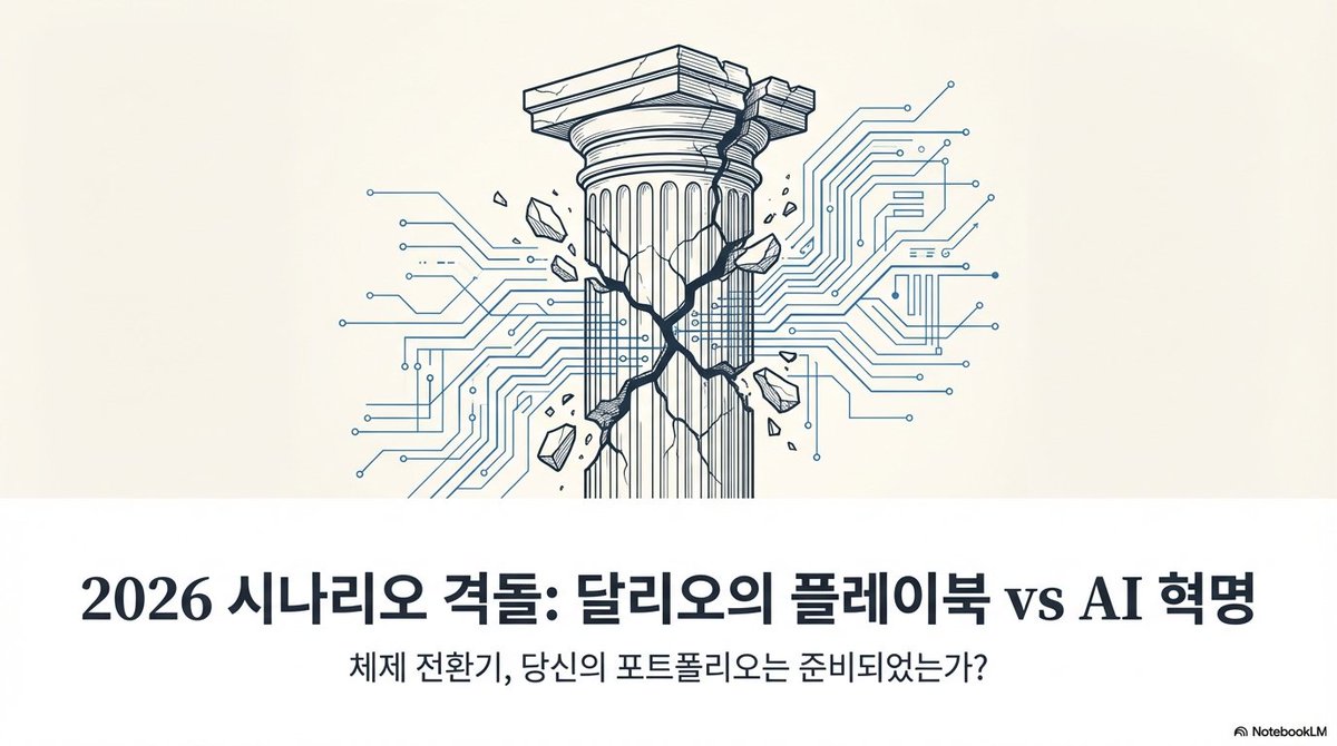 ✓Ray Dalio 26년 투자 플레이북 VS 그의 가정이 틀렸을 경우를 대비한 시나리오 전략 *원트 글과 레이 달리오 플레이북 조건을  기초로 하여 AI로 생성하였습니다. 오류나 정정사항이 존재할 수 있습니다. 원트 댓글에 레이 달리오의