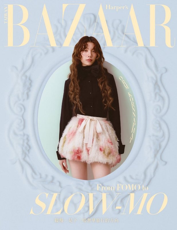 Orm makes 𝐇𝐈𝐒𝐓𝐎𝐑𝐘. Again. ✨  

Fresh off her iconic covers in Thailand &amp; Malaysia, Orm Kornnaphat now graces the January 2026 cover of Harper’s Bazaar Taiwan — and this isn’t just another cover.  

This is a comeback story:  
After 27 months with no Asian female star on