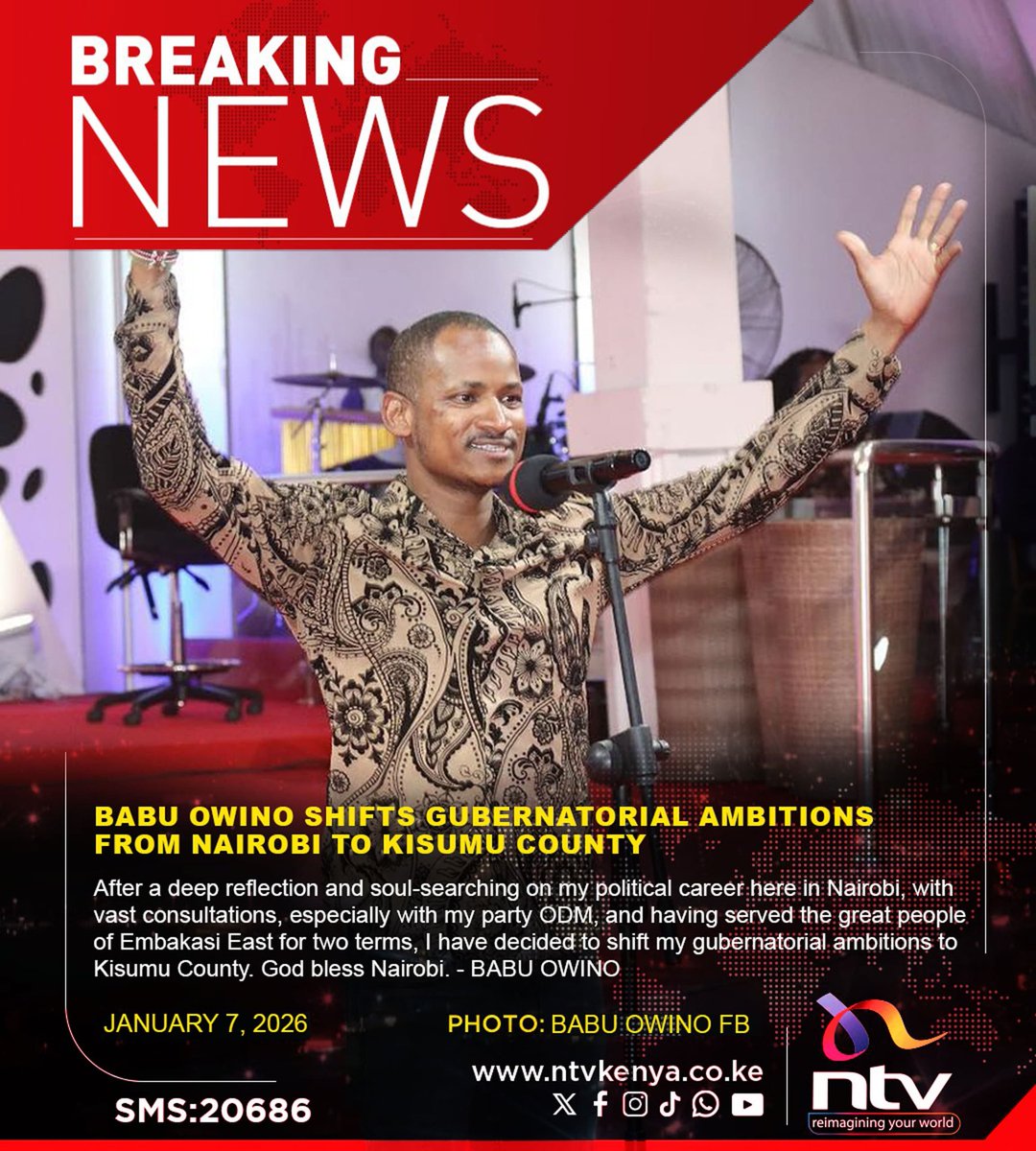 Gandalf_vih's tweet image. After weighing his journey, Babu Quits Nairobi, choosing Kisumu County as next leadership frontier via Babu 4 Kisumu Governor.