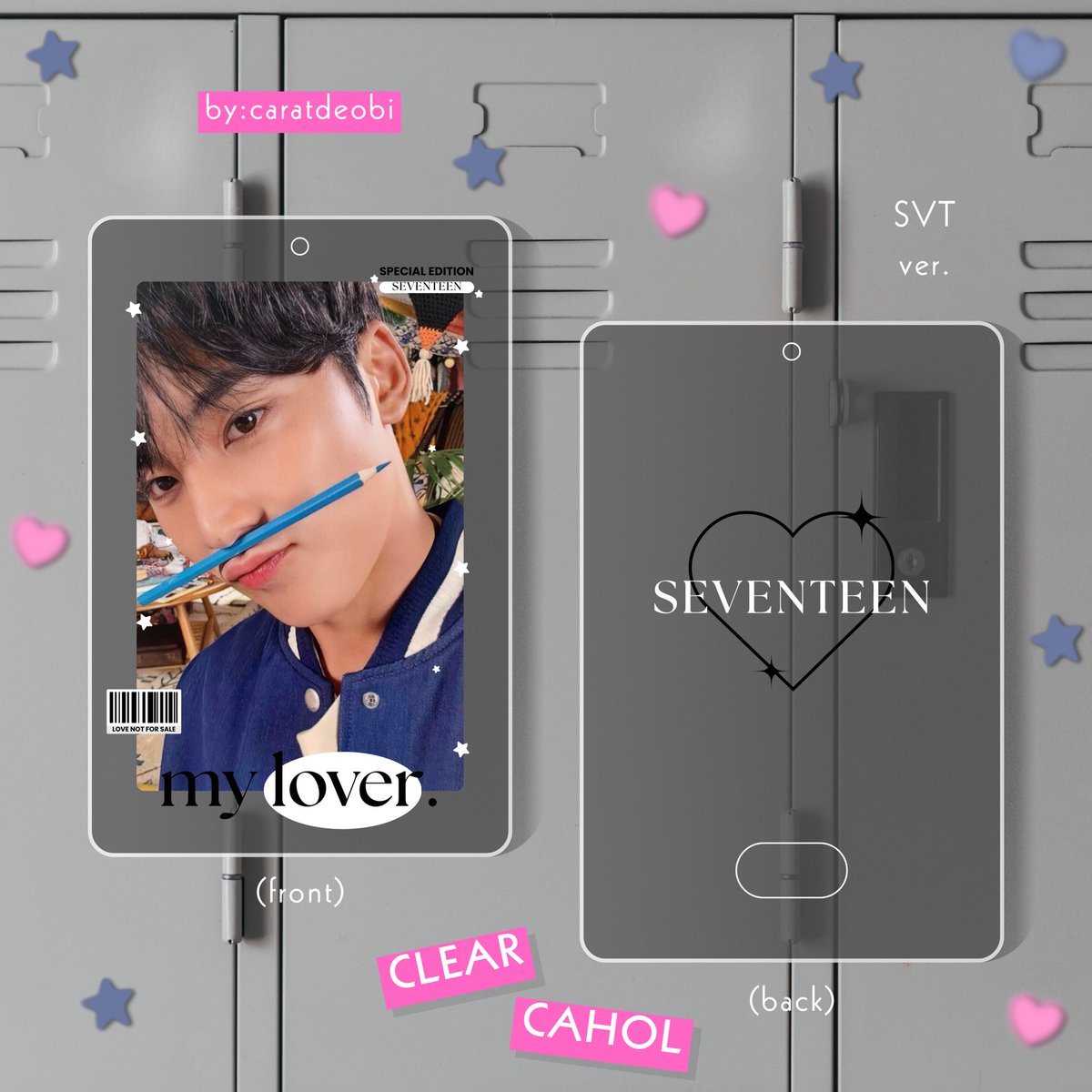 caratdeobi's tweet photo. hAi carat deobi adakah yang berminat kalau aku open PO CAHOL CLEAR ini? 💭💗 leave @/ if you're interested . . . https://t.co/F8YEcUrOwt