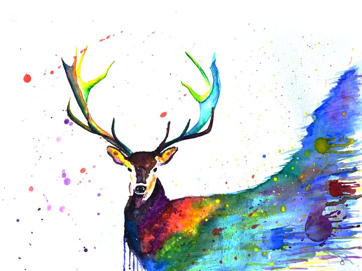 ianunfinished's tweet photo. Art of the Day! "oh deer". Buy at: https://t.co/Q2alzglFSG https://t.co/NlY3epgHjJ