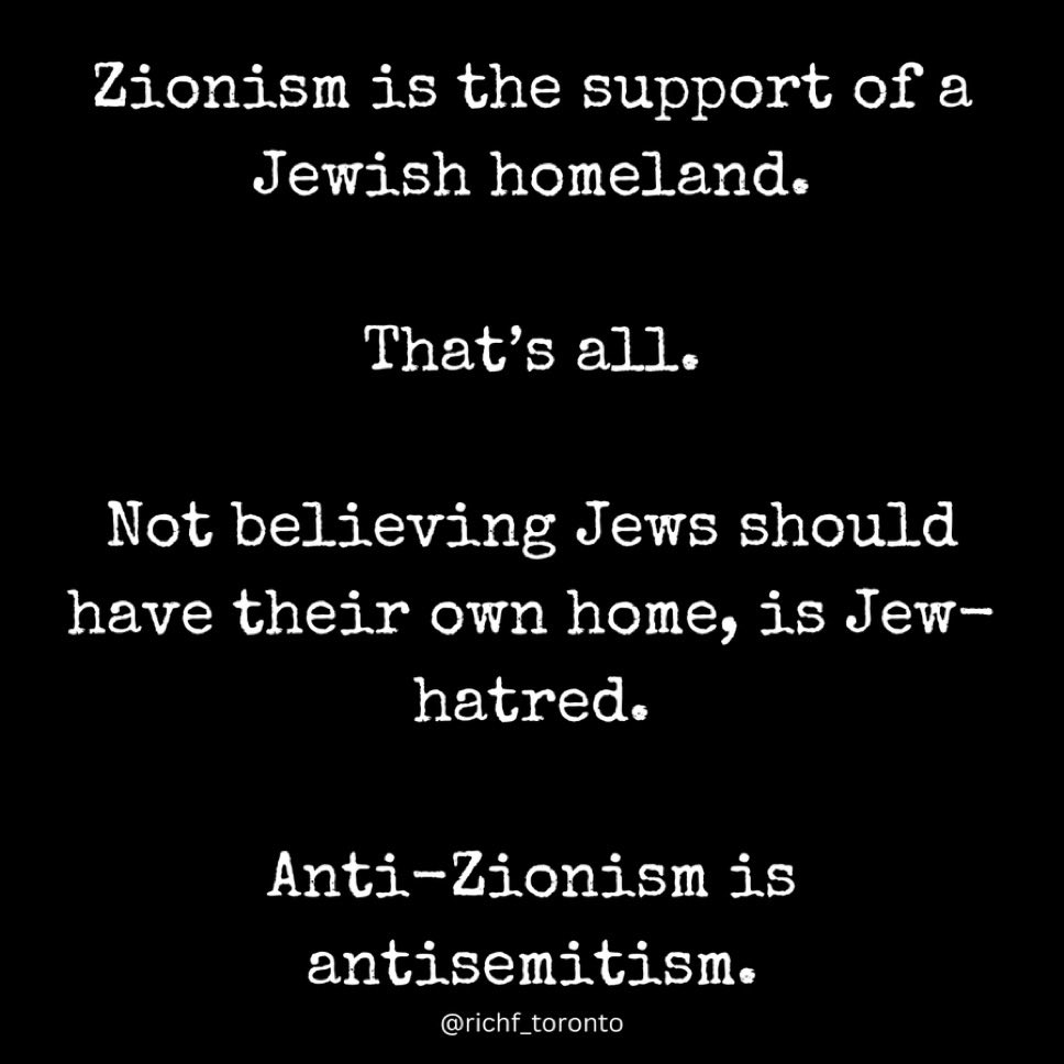 rich_toronto's tweet image. AntiZionism is antisemitism.
