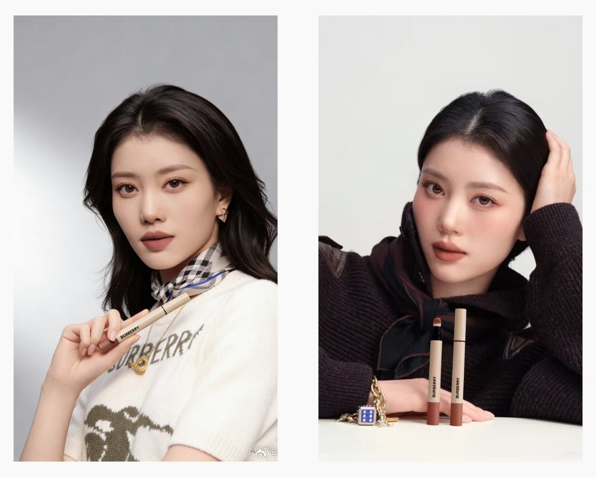xiaotinh's tweet image. BURBERRY BEAUTY—LIP! 𖦞  𝅄  ⁝  “A signature shade, made iconic.”
