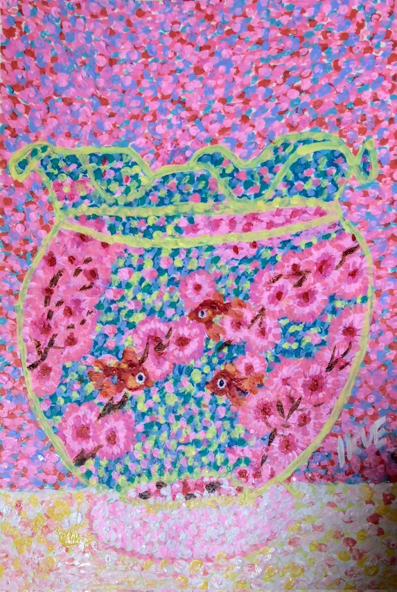 アウトサイダーアート💖点描画家🎨齋藤郁恵🧸 (@ikue_art) / Posts / X