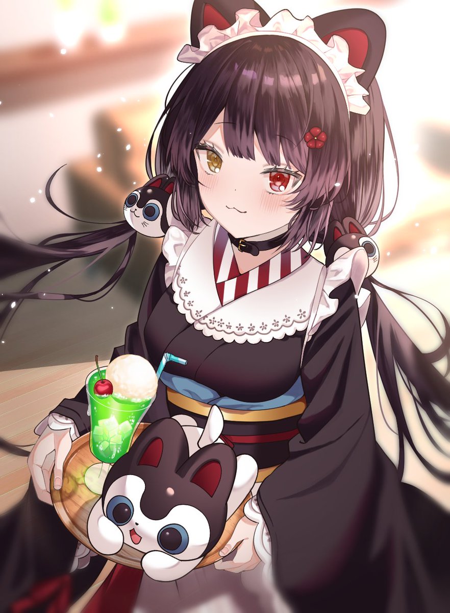 和風喫茶でお仕事中

#いぬいらすと