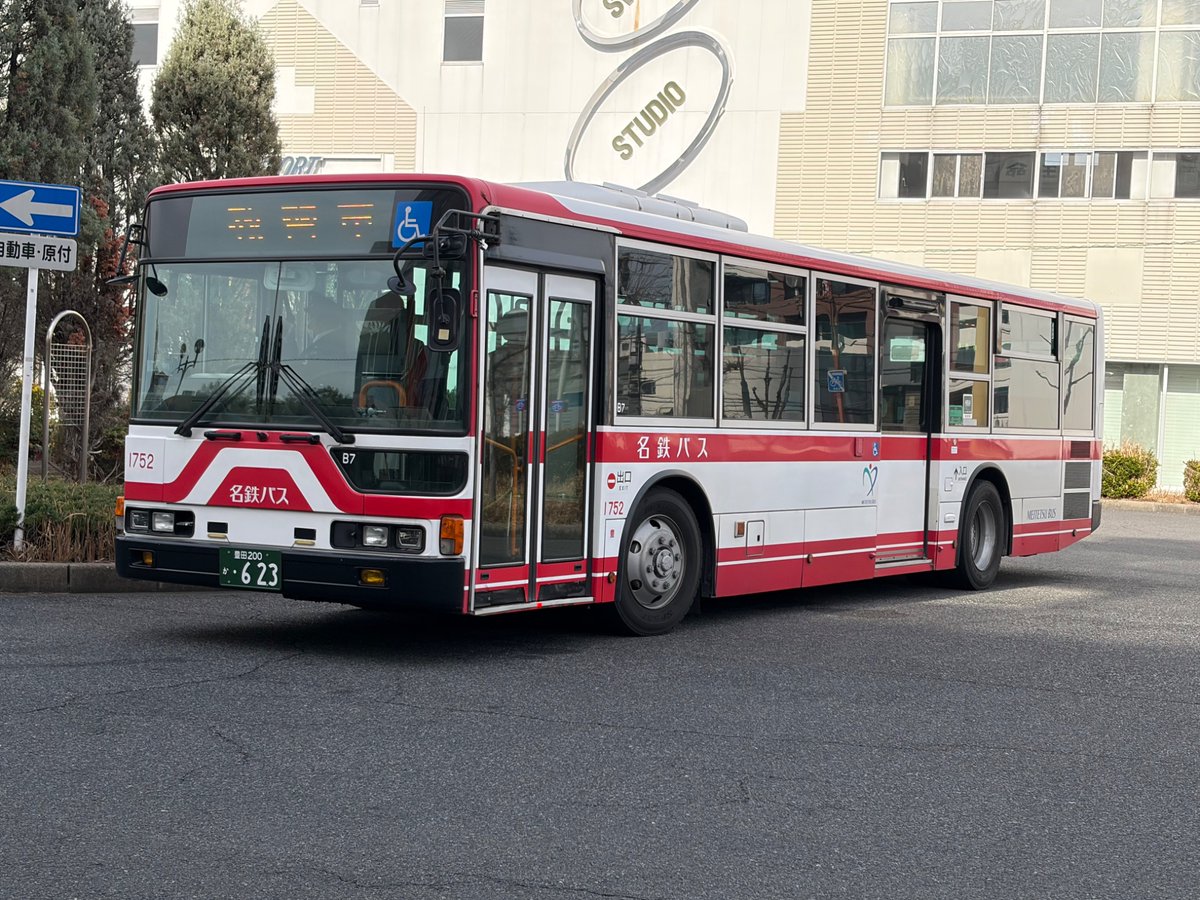 名鉄バス方向幕　4415号車 名鉄バス1752号車が故障？により豊田市にいく運用がブルツーに差し替え