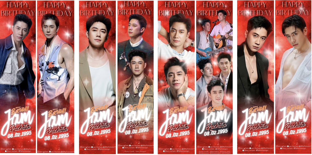 nongpeung8's tweet image. สีเเดงเรียงกัน 4 ตัวไปเลย เตรียมตัวมาถ่ายด้วยกันนะคะ🥰
#แจมรชตะ