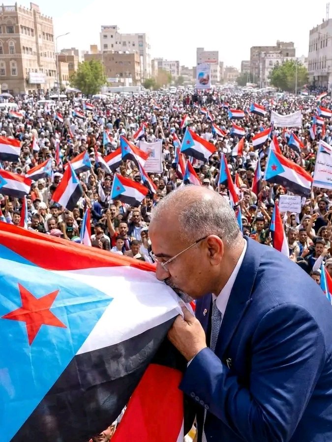 قتل جبير ابن الحارث بشسعِ نعلِ كُليب .
ونحن نقول شسع نعل الرئيس الزُبيدي يساوي شرعية رشاد العليمي وشله الذي خلف العليمي كلها 😂✌️