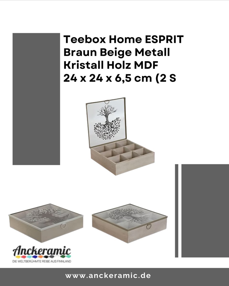 anckeramic's tweet image. Startseite Esprit Teebox | Elegante Aufbewahrungslösung ☕🌿 — 

#teezeit #ordnung #homedecor #esprit #anckeramic #teeliebhaber #kücheninspiration #organisation #geschenkidee 

🛒 Jetzt bestellen: anckeramic.de/product-page/t…

📦 Schnelle Lieferung | 

💳 Sichere Zahlung 🚀🔒