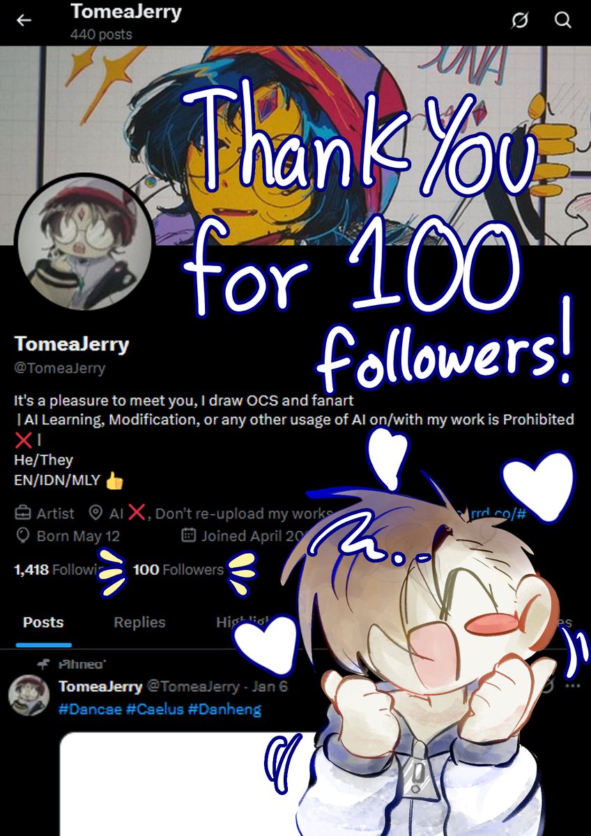 TYSM FOR 100 FOLLOWERS!!! <3333