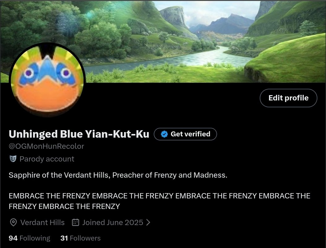 OGMonHunRecolor's tweet image. blah blah something about this account raking in obtuse amounts of money despite being ran by an AI idk I lost the script