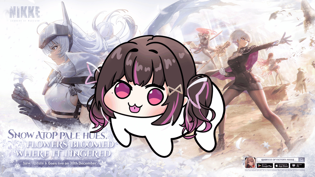 HimemiyaRie's tweet photo. 💌 TODAY’S STREAM! 💌
Part 2 of the New Years story event! I'm not ready to get my heart broken uuuu...
Download Goddess Of Victory: NIKKE here: https://t.co/Ax9SOndyw6
#NIKKE #NIKKE2026NewYear #NIKKEpartner
6AM PST | 9AM EST | 11PM JST
▸▸https://t.co/QaUpGxL5Oh