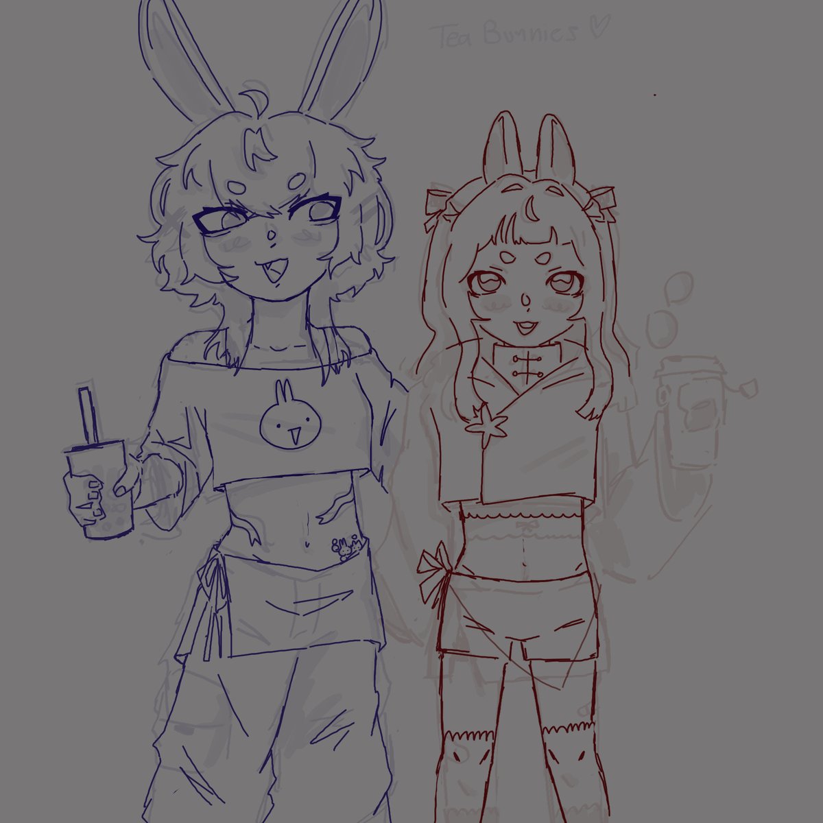 imherearthelps's tweet photo. WIP featuring mitzu :3c <3 why do i lowkey look like a delinquent ;-;