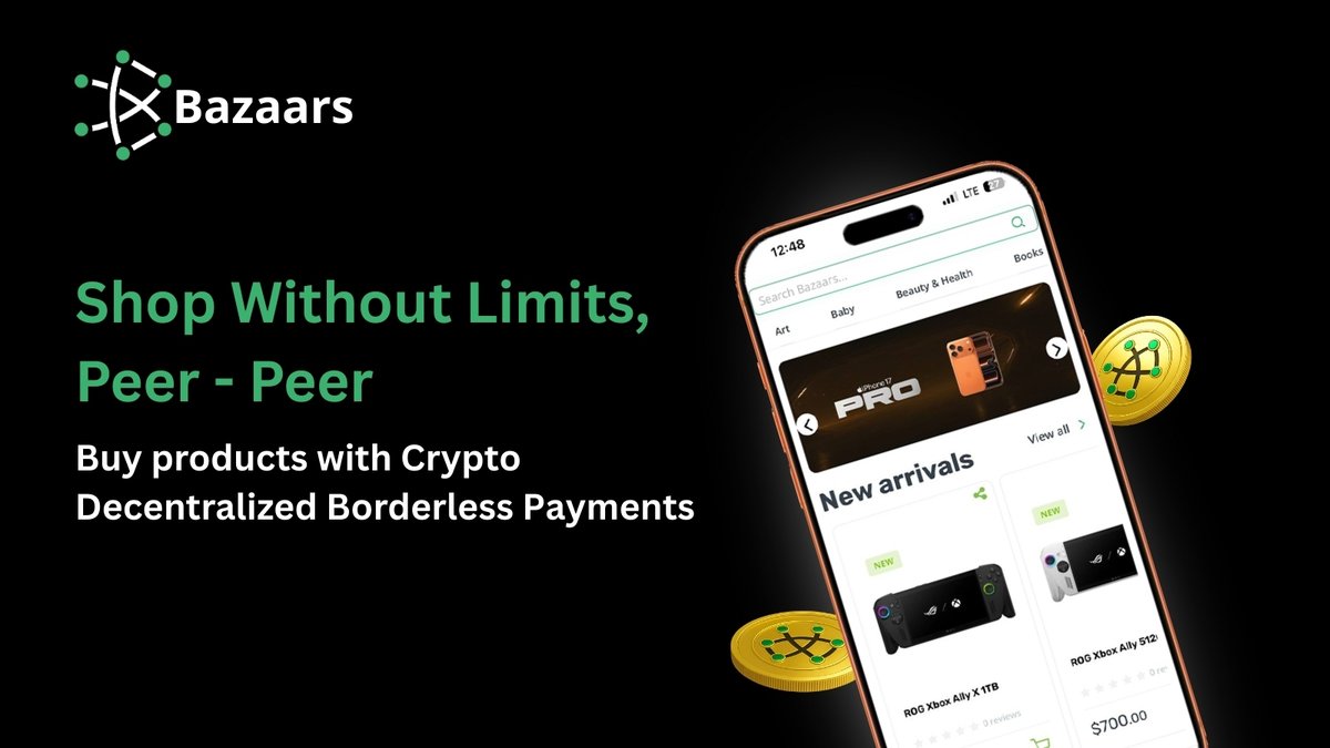 1M+ products. 1 marketplace. 1 token.

🚀 Bazaars Marketplace: Over 1 Million Products Available With Crypto

Shopping has never looked this borderless

👉 bazaars.app

#BZR #CryptoCommerce #Web3