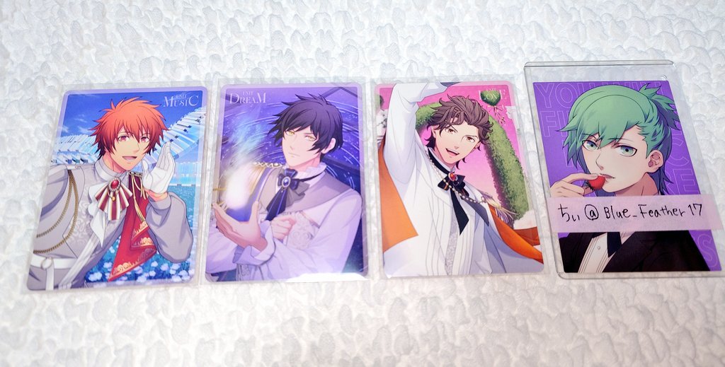 交換】うたプリ 15th CD 特典 メセカ 譲) 音也、綺羅、ヴァン 求) 藍