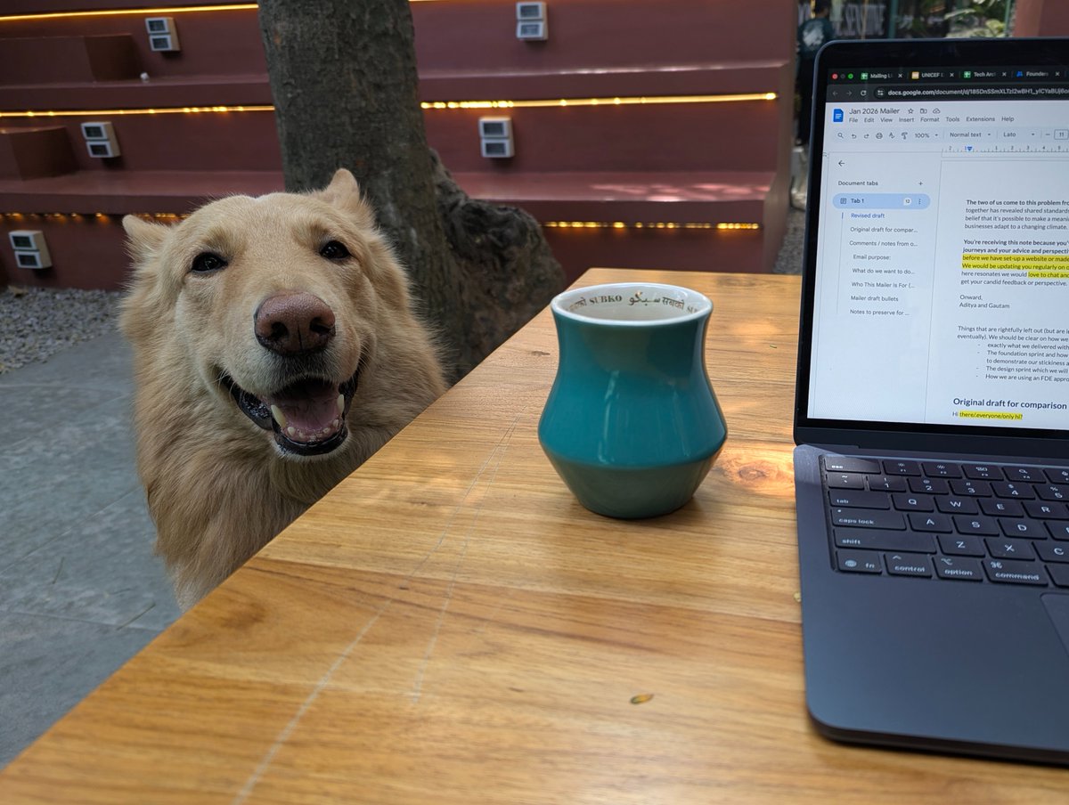 I think I deserve a special award for being productive despite this set-up