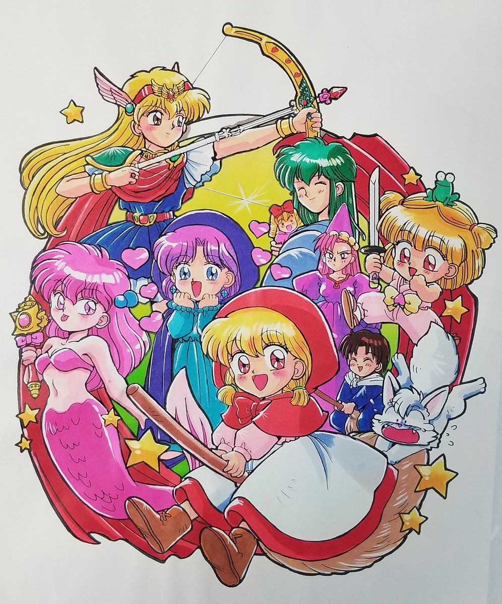 「#赤ずきんチャチャ 放送開始32周年記念日 便乗」|ここまひ（赤い靴CLUB)のイラスト
