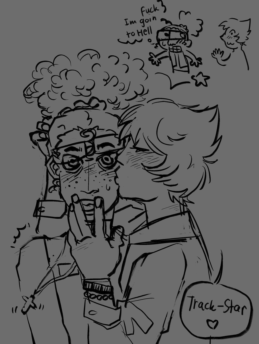 Quick doodle 
Thinking about my fav fic 😔
What if they kiss and Anne is happy forever n ever an-
#CUoA7 #joyxiety #io2