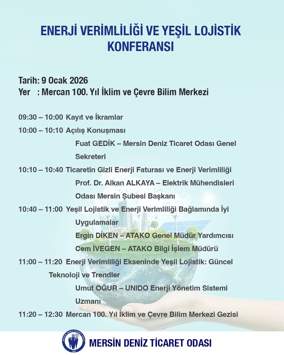 Mersin Deniz Ticaret Odasi (@mersin_dto) on Twitter photo 