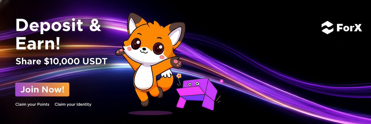 🚀ForX Deposit Campaign — Share $10,000 USDT

Deposit, hold, and earn rewards on ForX. Participate now to unlock Trading Bonuses and reward points.

Total Prize Pool: $10,000 USDT

Eligibility &amp; Rewards
The first 500 users who meet the following requirements will receive a 20