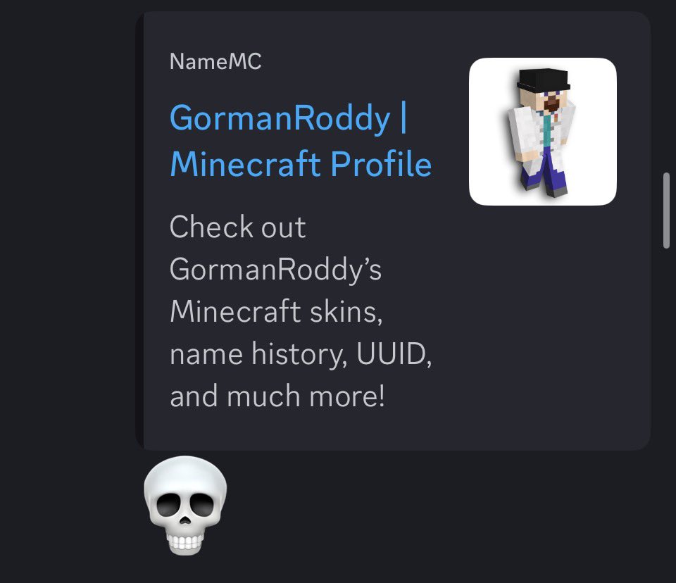 They hacked <a href="/Dinnerbone/">Nathan Adams</a> bro what has the world come to.. namemc.com/profile/Gorman…