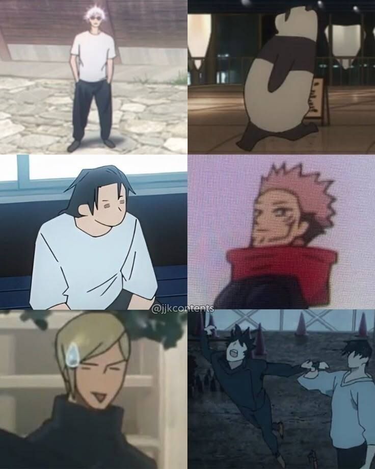 frierenposts's tweet image. Low quality Jujutsu Kaisen 😭