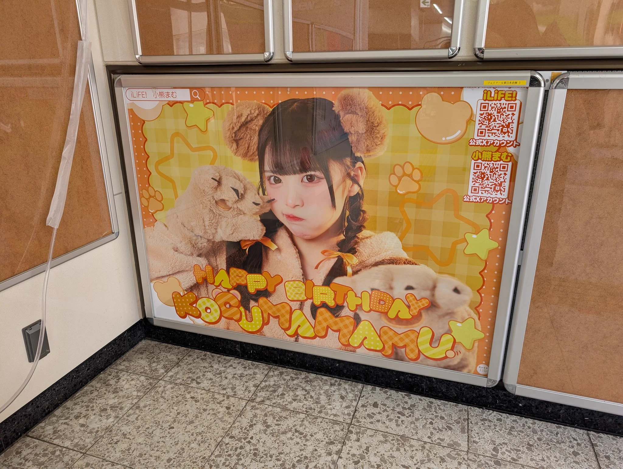 iLiFE!小熊まむ生誕祭グッズ　キャンパスボード 小熊まむ【iLiFE!】 on X: 