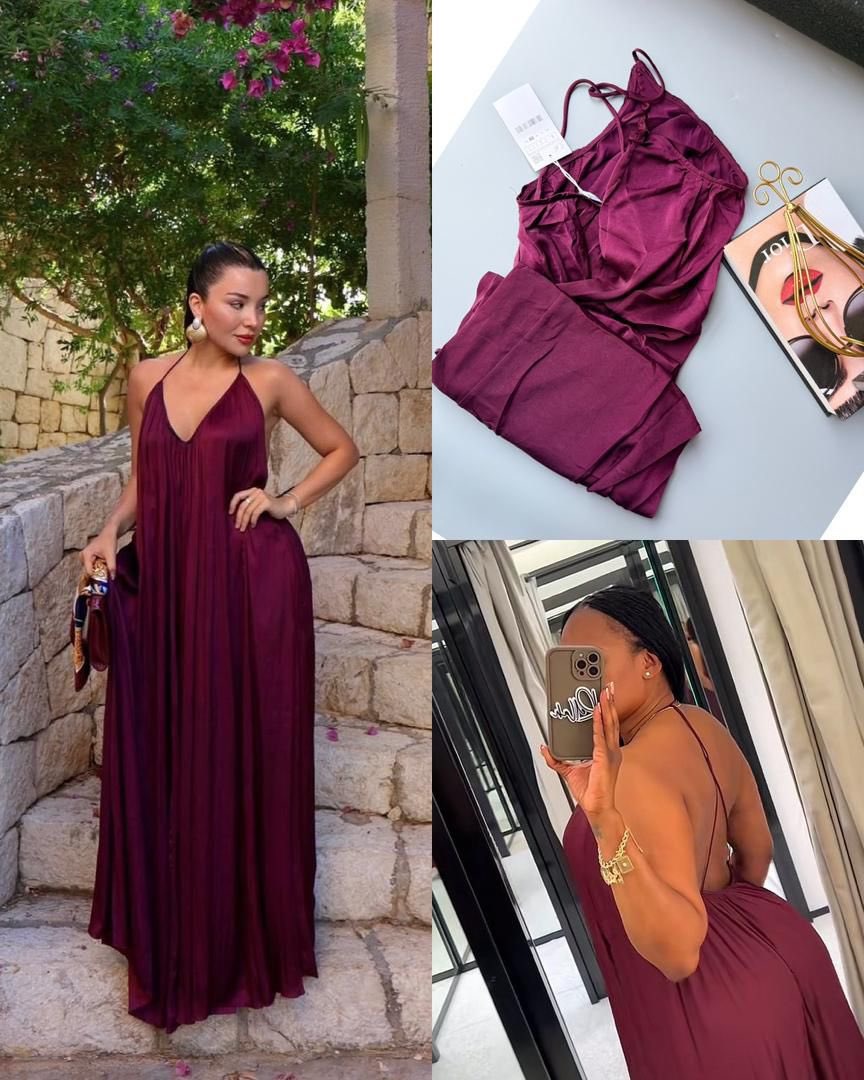 Zr Silky Texture Suspender Dress 👗 

Size S M L fit XL

Price:33,000

Topnotch Quality