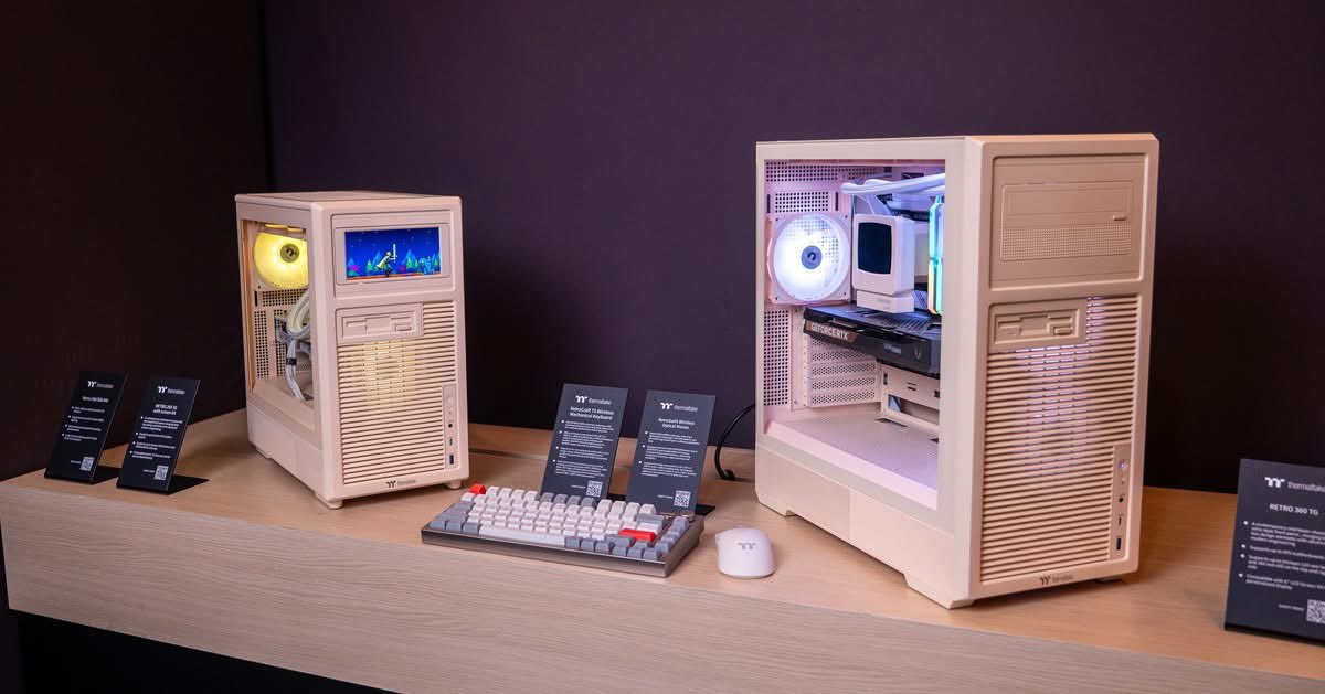 ces2026 新製品情報】 なんだか懐かしいレトロなPCケース フロントには